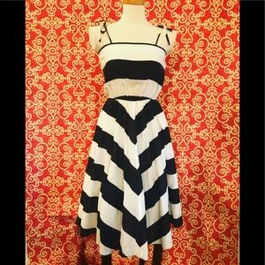 VTG B&W Stripe Sundress